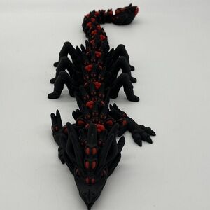3D printed Wicked dragon 17” Fidget Toy Fun Collectible Stress Re…